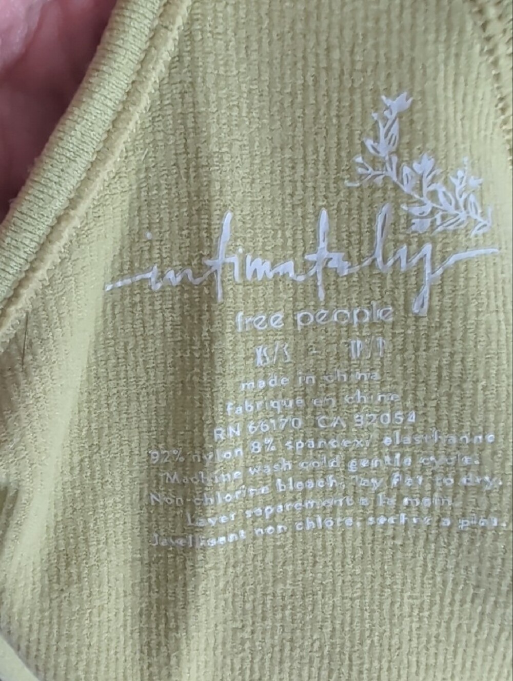 High-Neck Ribbed Tank Top - Light Green - Picture 2 of 4